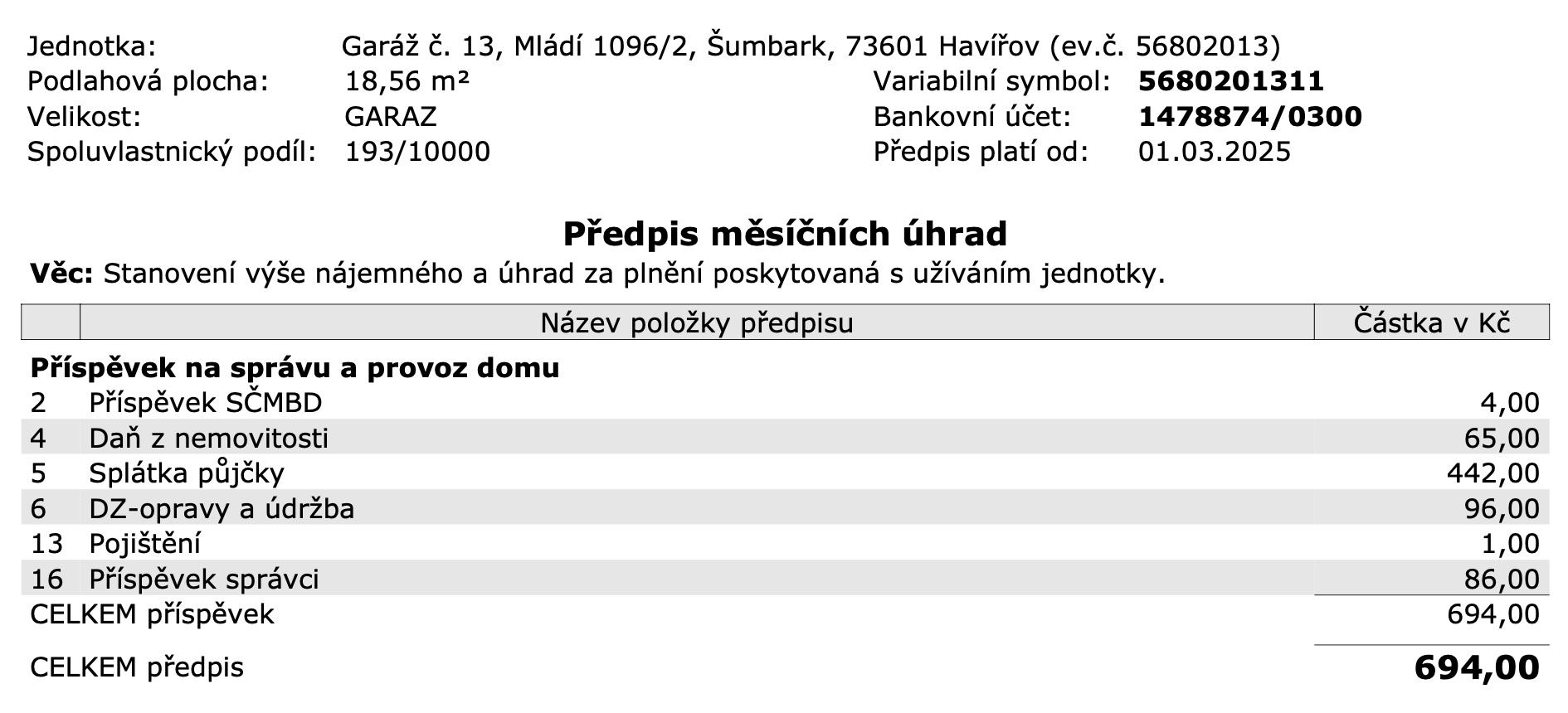 mesicni_naklady_garaz